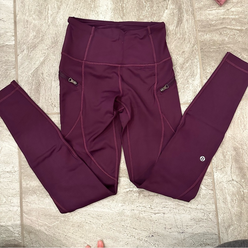 EUC lululemon tights leggings sz 4